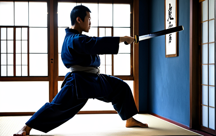 검도 명장면 리뷰 - Kote Strike**

"A kendoka in full traditional kendo armor executing a precise kote strike on their o...